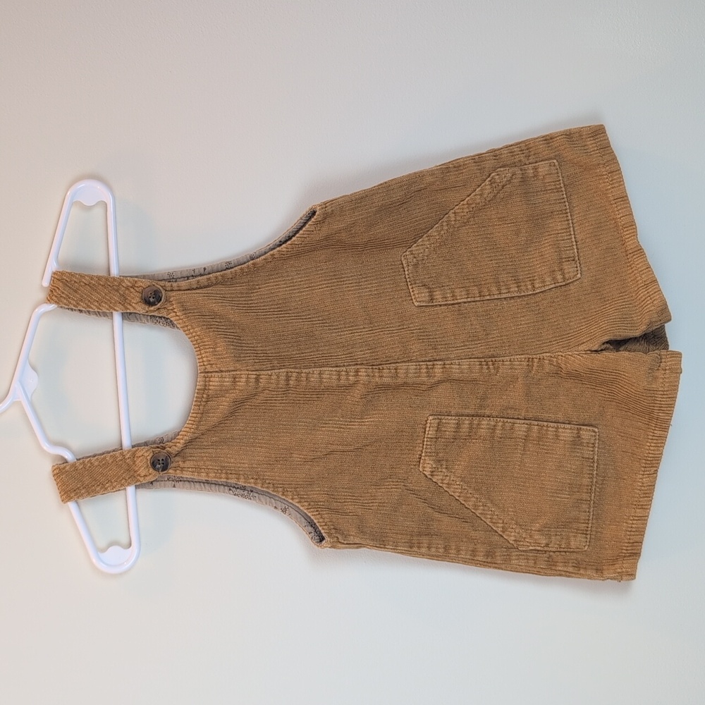 Zara Kids Brown Corduroy Overalls 2-3 Years